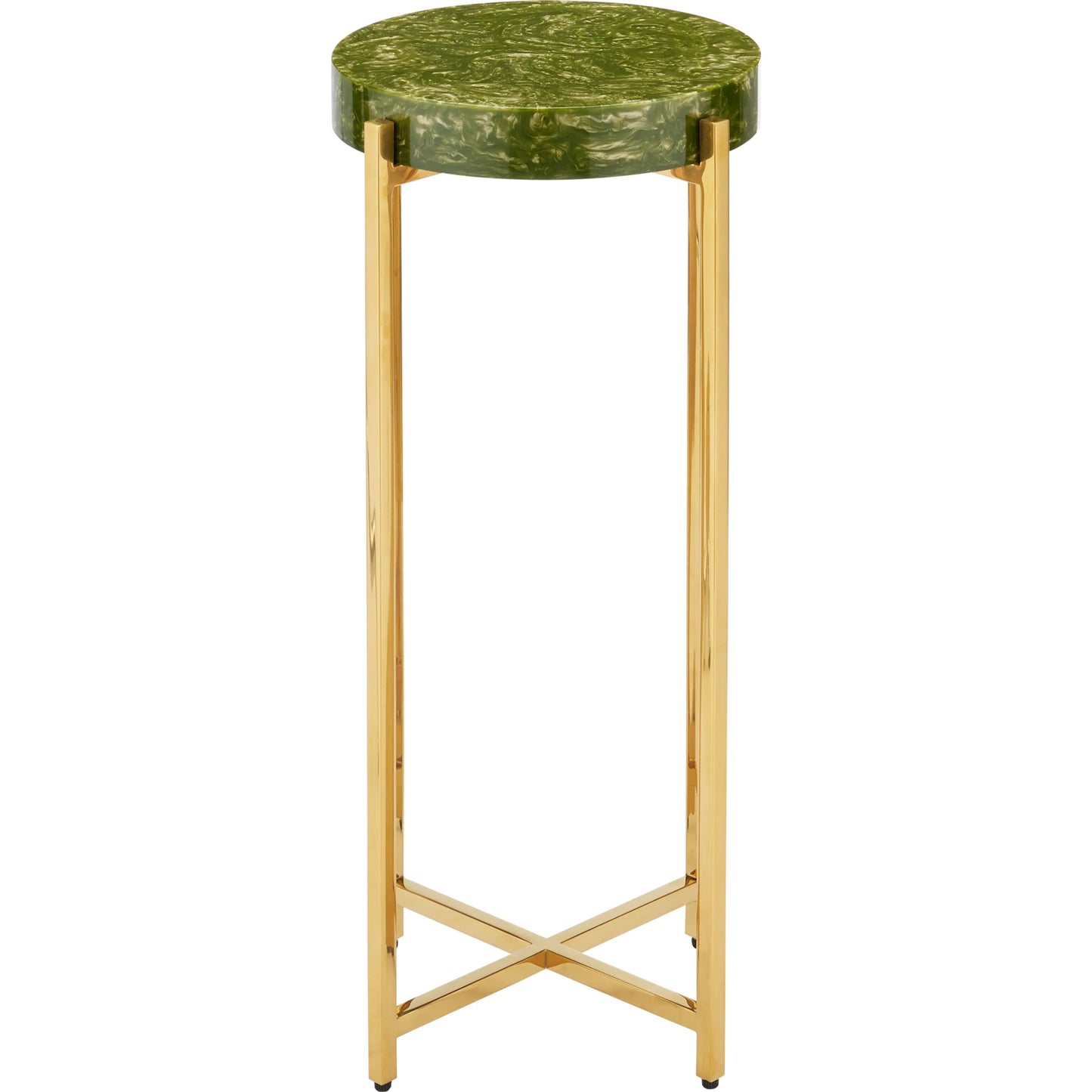 006 SI-2387136 | Additional Silo | Rina Drinks Table by Currey and Company. Made from composite, stainless steel in a eclectic & global style.