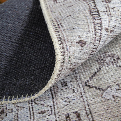 Percy Transitional Rug - PRC39PAF by Feizy in tan, ivory, gray. Made from polyester, cotton, viscose in a unique style.
