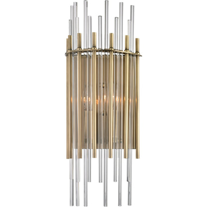 Wallis Wall Sconce by Hudson Valley. Made from steel in a transitional style.