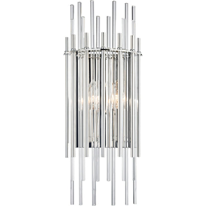 Wallis Wall Sconce by Hudson Valley. Made from steel in a transitional style.