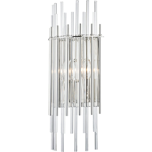 Wallis Wall Sconce by Hudson Valley. Made from steel in a transitional style.
