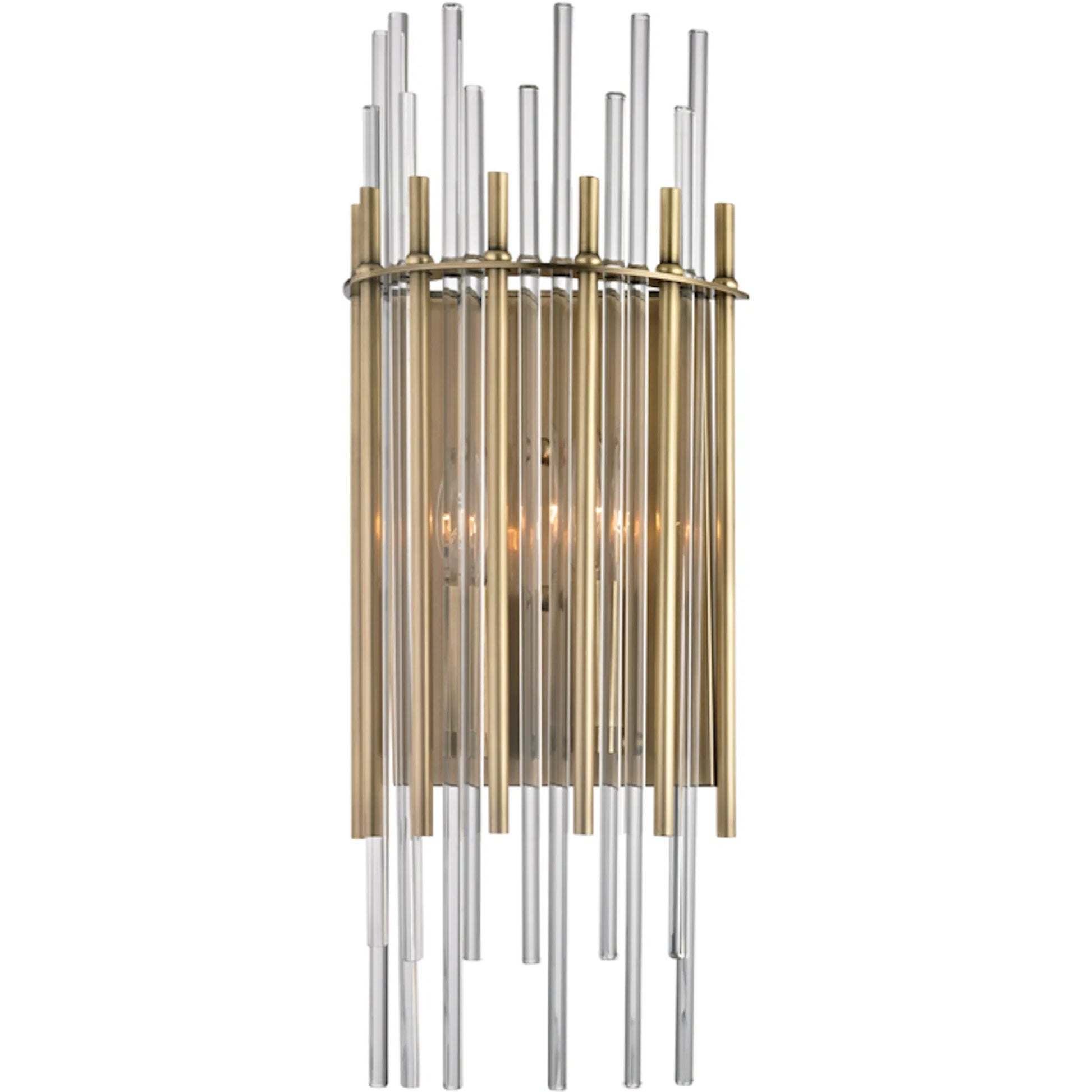 Wallis Wall Sconce by Hudson Valley. Made from steel in a transitional style.