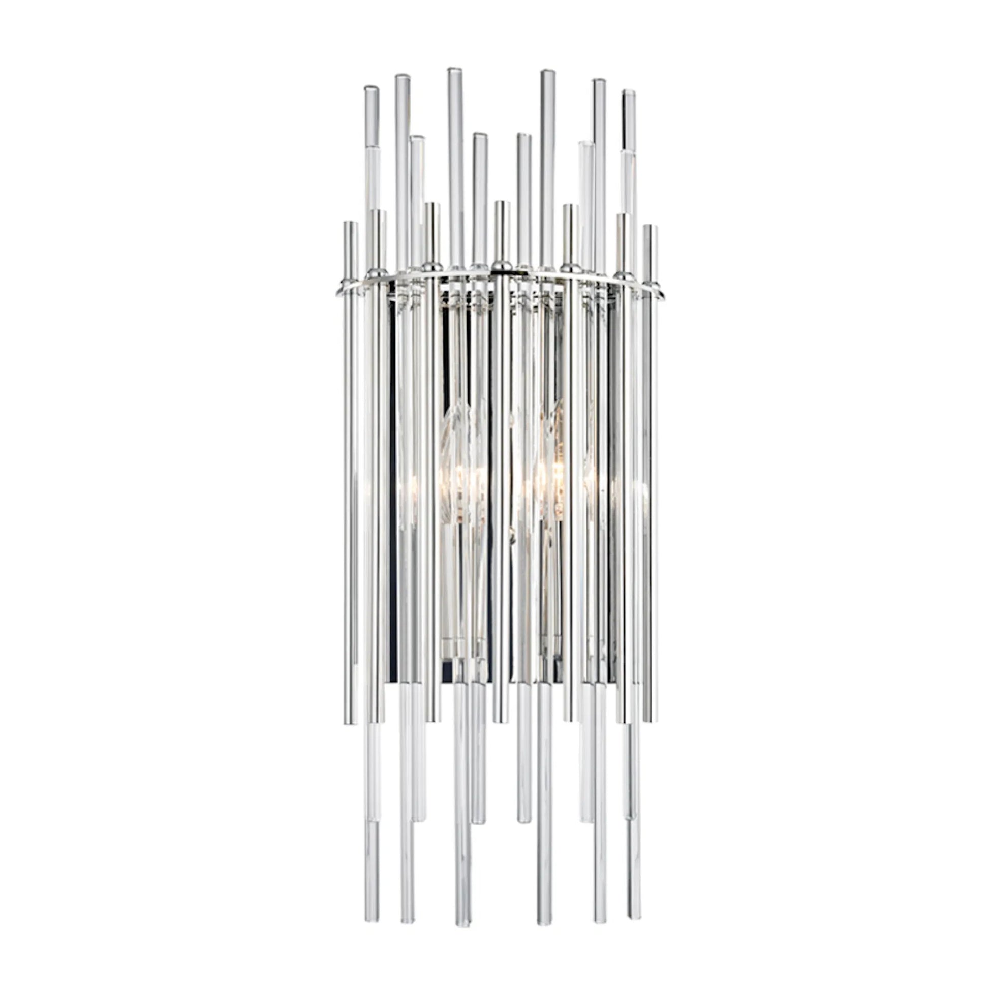 Wallis Wall Sconce by Hudson Valley. Made from steel in a transitional style.