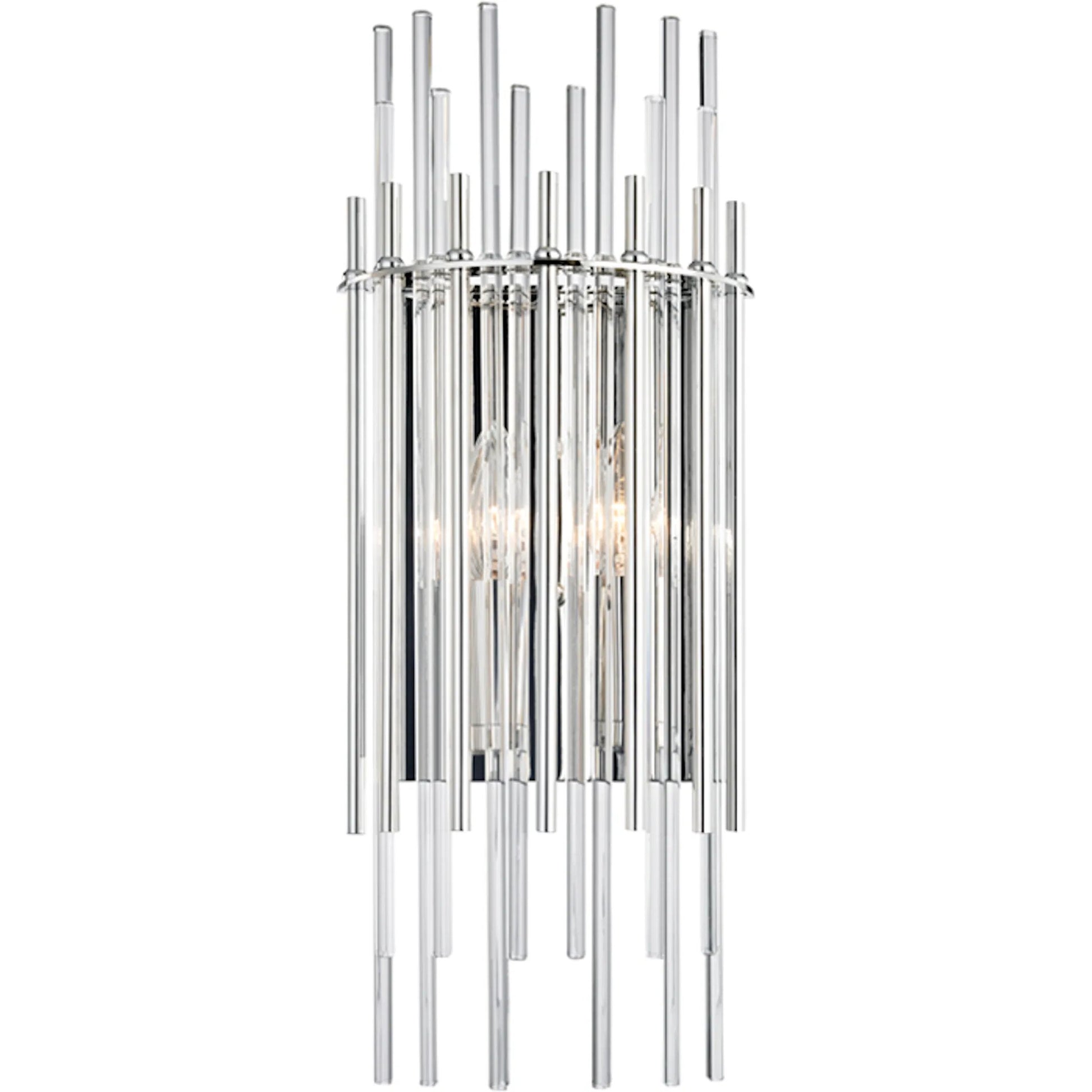 Wallis Wall Sconce by Hudson Valley. Made from steel in a transitional style.