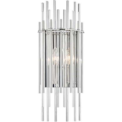 Wallis Wall Sconce by Hudson Valley. Made from steel in a transitional style.