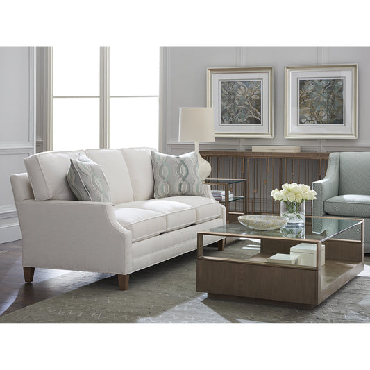 Bristol Sofa by Lexington in ivory. Made from unique in a transitional style.