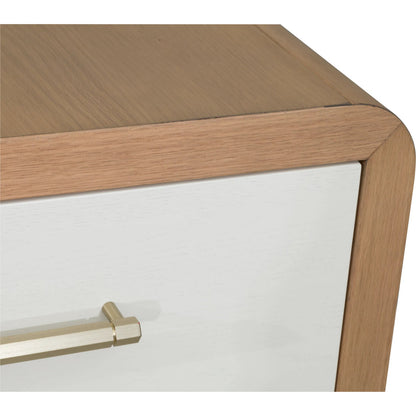 Libby Langdon Brentwood 7-Drawer Dresser by Fairfield Chair in tan and wheaton. Made from red oak solids, veneers in a unique style.