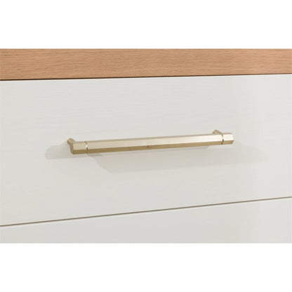 Libby Langdon Brentwood 7-Drawer Dresser by Fairfield Chair in tan and wheaton. Made from red oak solids, veneers in a unique style.