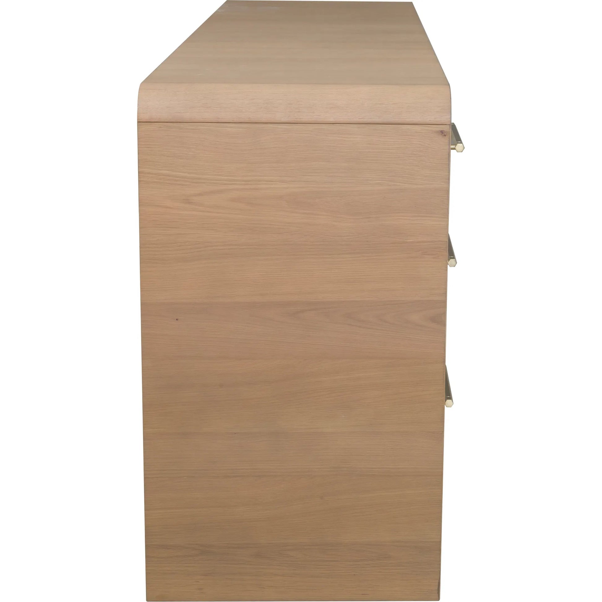 Libby Langdon Brentwood 7-Drawer Dresser by Fairfield Chair in tan and wheaton. Made from red oak solids, veneers in a unique style.