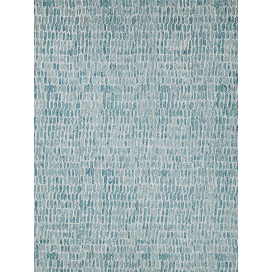 Ink Blot 6308 Rug by Exquisite Rugs in turquoise. Made from new zealand wool in a unique style.