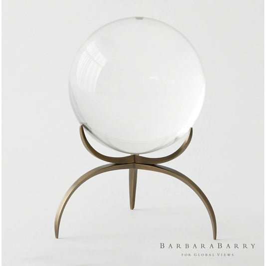 Orb by Global Views. Made from brass, crystal in a eclectic & global style.