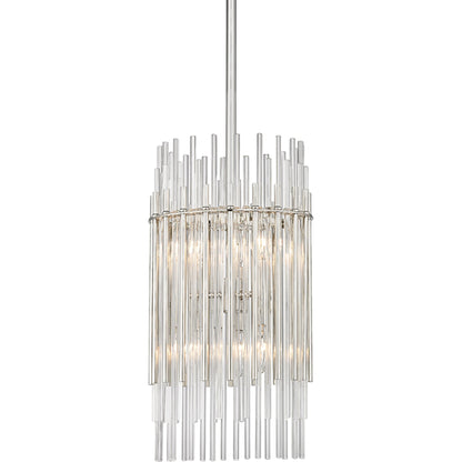 Wallis Pendant by Hudson Valley. Made from steel in a transitional style.