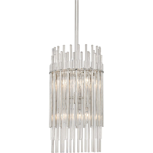 Wallis Pendant by Hudson Valley. Made from steel in a transitional style.