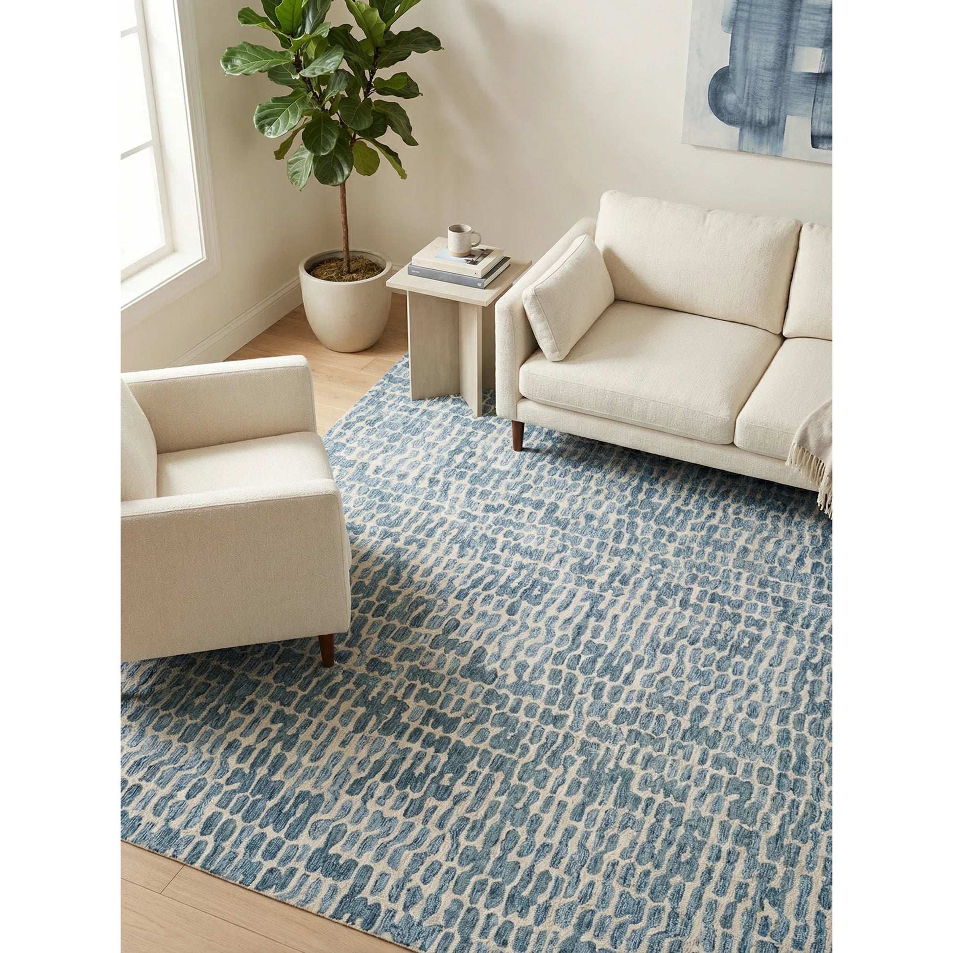 Ink Blot Rug by Exquisite Rugs. Made from new zealand wool in a unique style.
