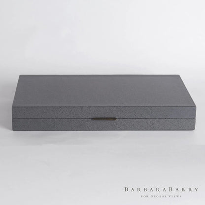 Alpen Box by Global Views. Made from mdf, leather, polyester suede in a transitional style.