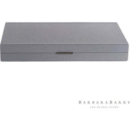 Alpen Box by Global Views. Made from mdf, leather, polyester suede in a transitional style.