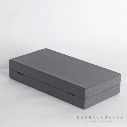 Alpen Box by Global Views. Made from mdf, leather, polyester suede in a transitional style.