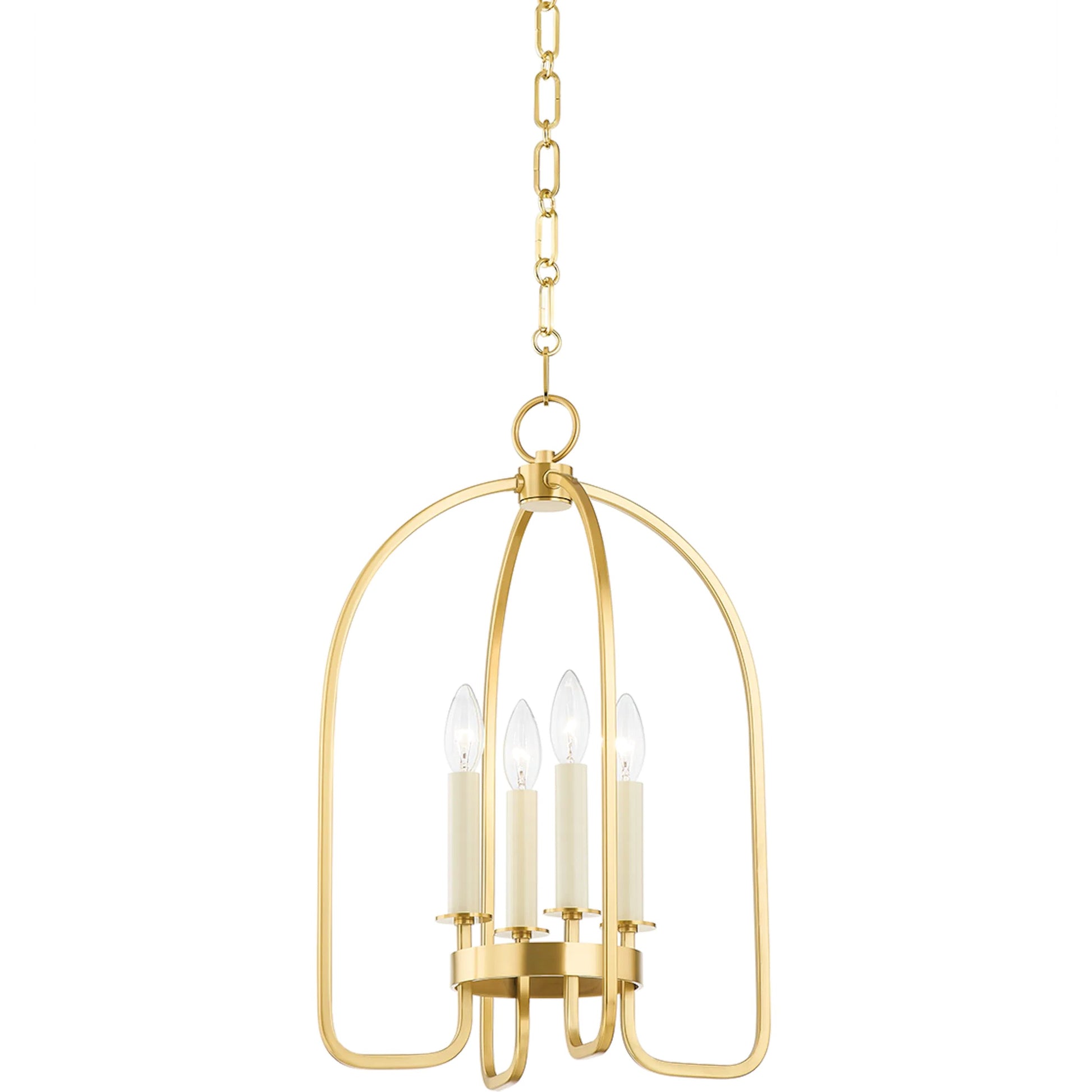 Oakville 4 Light Lantern by Hudson Valley. Made from steel in a modern style.