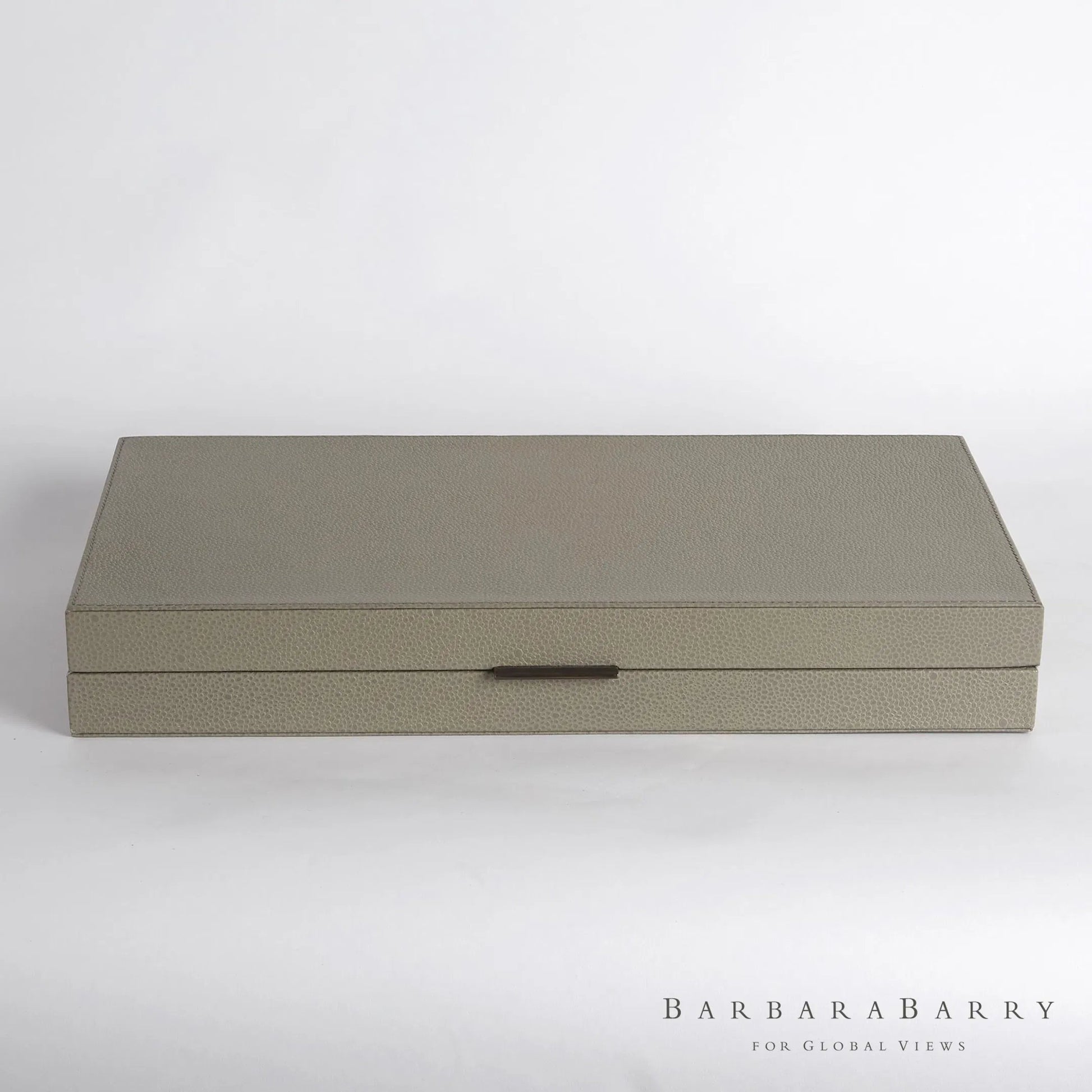 Alpen Box by Global Views. Made from mdf, leather, polyester suede in a transitional style.