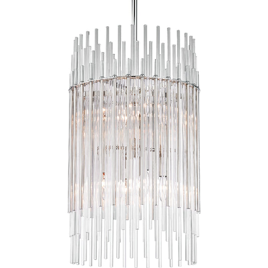Wallis Pendant by Hudson Valley. Made from steel in a transitional style.
