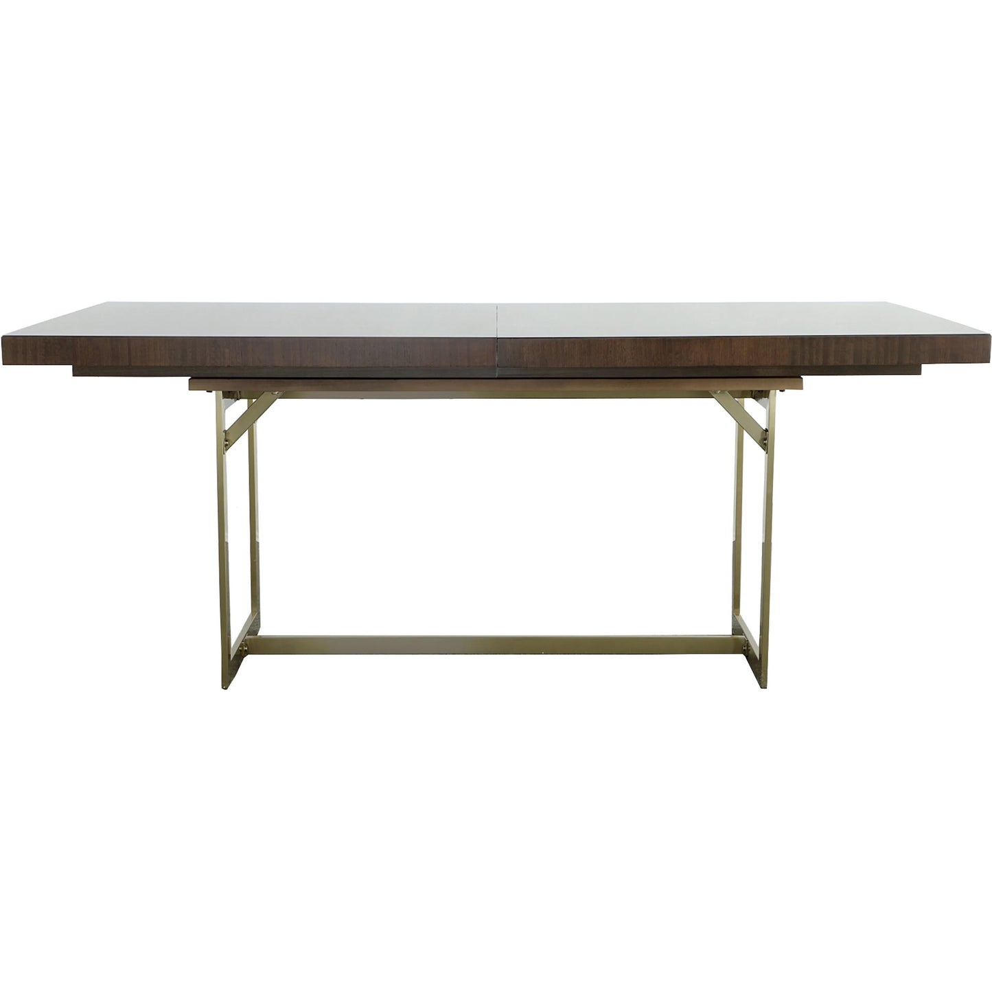 001 SI-2635731 | Additional Silo | Libby Langdon Clement Dining Table by Fairfield Chair in brown and smoked stone. Made from stainless steel, oak solids, eucalyptus veneers in a unique style.