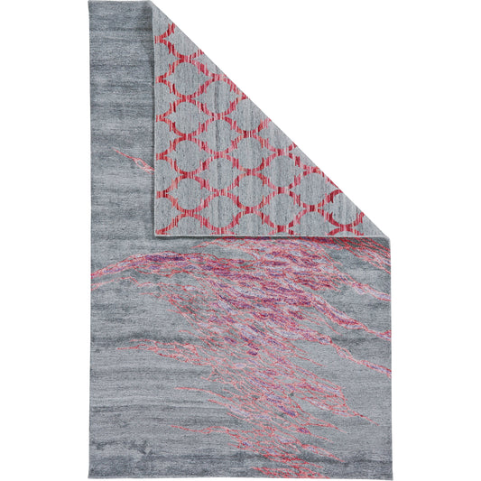 Cosmo Transitional Rug - 8625F by Feizy in red, gray, ivory. Made from viscose in a unique style.