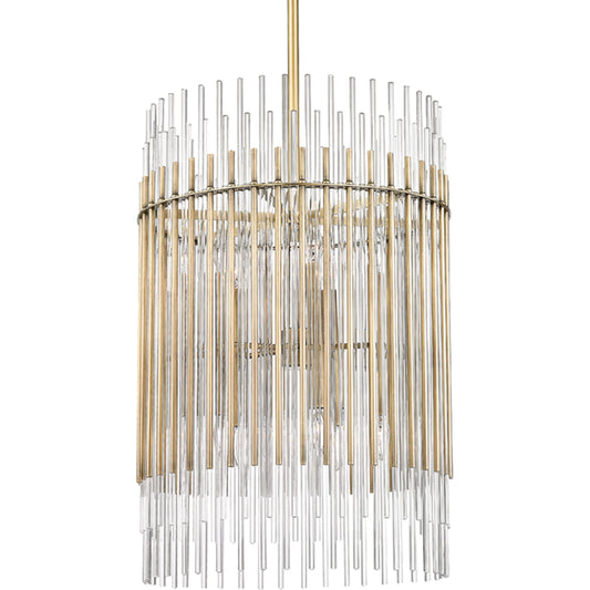 Wallis Pendant by Hudson Valley. Made from steel in a transitional style.