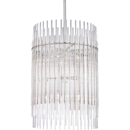 Wallis Pendant by Hudson Valley. Made from steel in a transitional style.