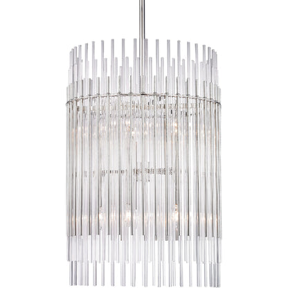 Wallis Pendant by Hudson Valley. Made from steel in a transitional style.