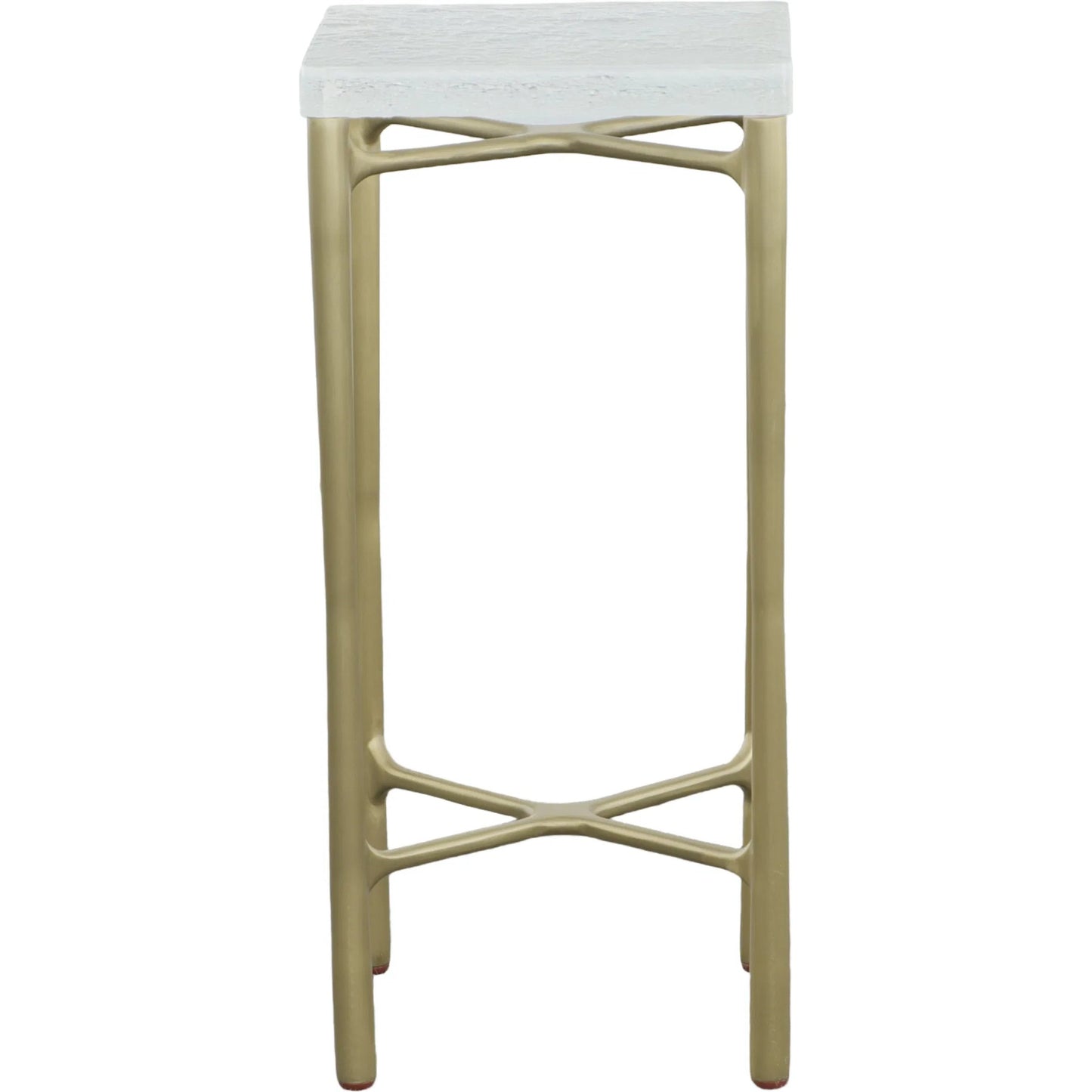 001 SI-2635732 | Additional Silo | Libby Langdon Mangold Drink Table by Fairfield Chair in gold and champagne. Made from glass, stainless steel in a unique style.