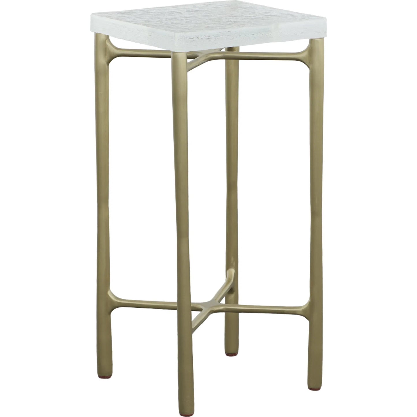 000 SI-2635732 | Primary Silo | Libby Langdon Mangold Drink Table by Fairfield Chair in gold and champagne. Made from glass, stainless steel in a unique style.