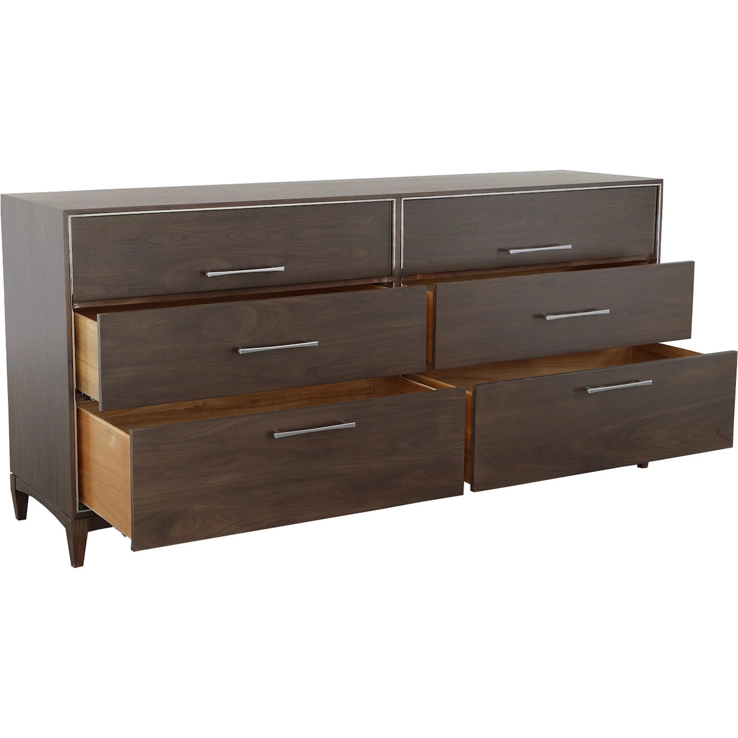 001 SI-2635733 | Additional Silo | Libby Langdon Farley Dresser by Fairfield Chair in brown and smoked stone. Made from walnut solids, veneers in a unique style.