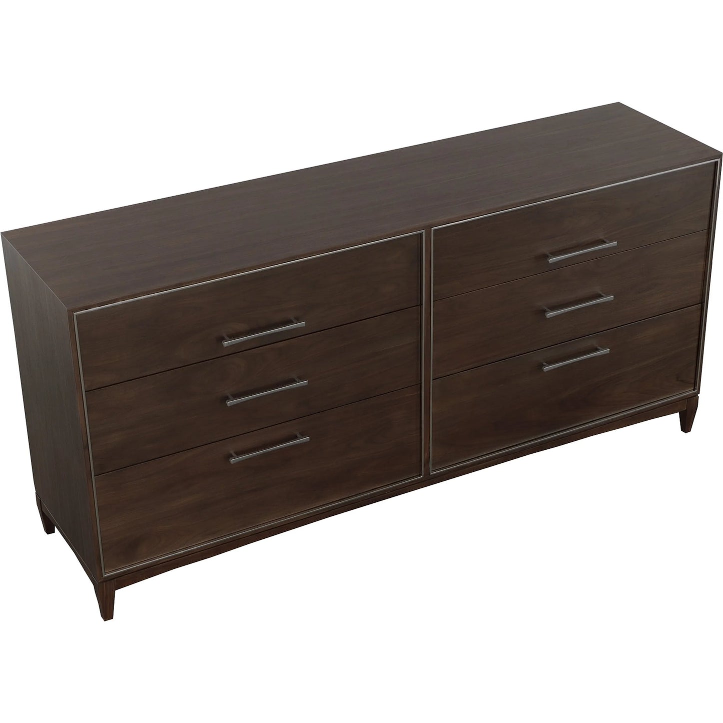 005 SI-2635733 | Additional Silo | Libby Langdon Farley Dresser by Fairfield Chair in brown and smoked stone. Made from walnut solids, veneers in a unique style.