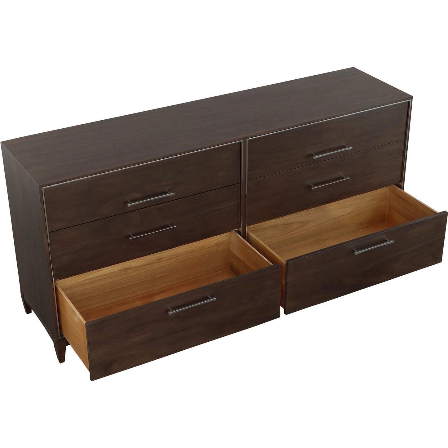 006 SI-2635733 | Additional Silo | Libby Langdon Farley Dresser by Fairfield Chair in brown and smoked stone. Made from walnut solids, veneers in a unique style.