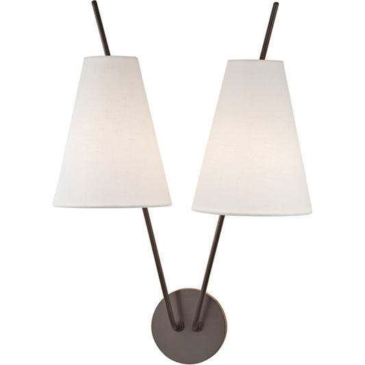Milan Wall Sconce by Hudson Valley. Made from steel in a modern style.