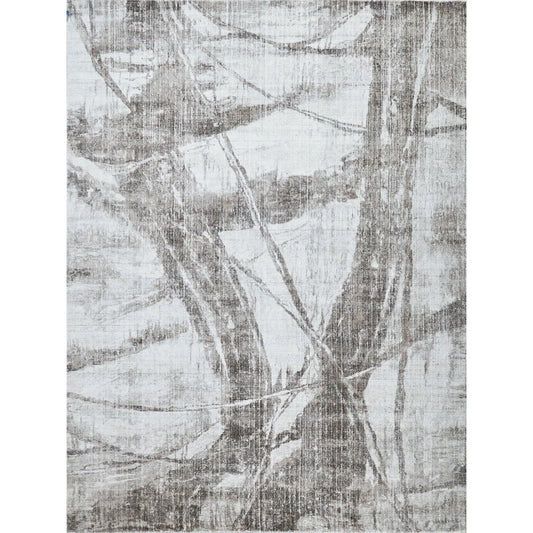 Kyoto 6332 Rug by Exquisite Rugs in silver, beige. Made from wool, bamboo silk in a unique style.