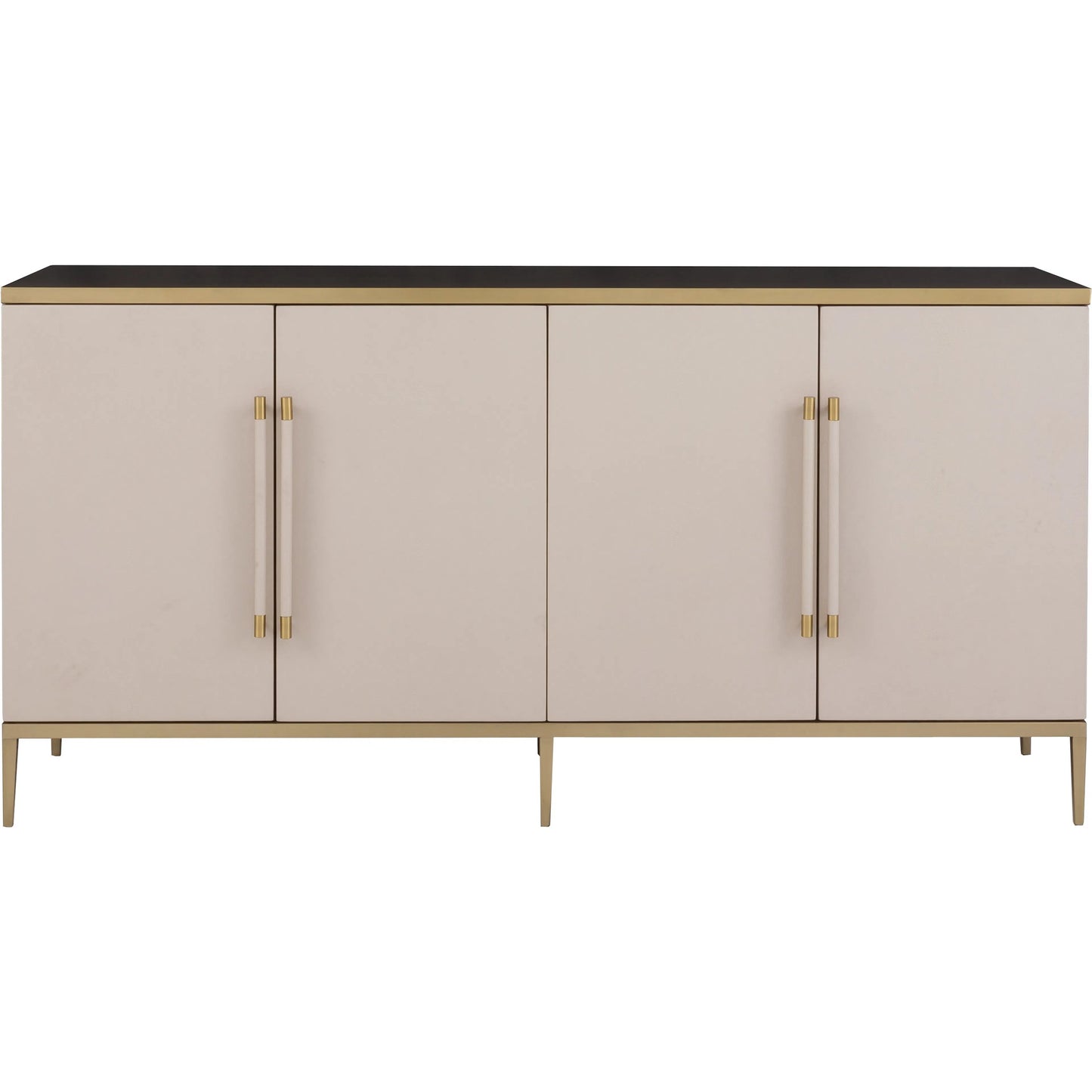 003 SI-2635736 | Additional Silo | Libby Langdon Hempstead Credenza by Fairfield Chair in brown and dark sable. Made from walnut solids, veneers in a unique style.