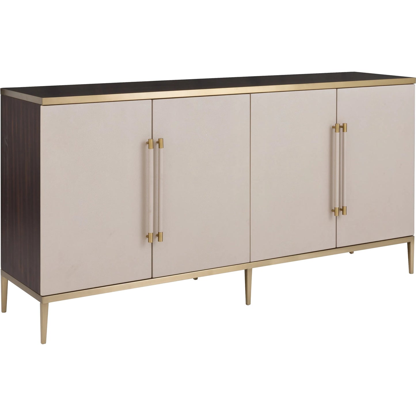 000 SI-2635736 | Primary Silo | Libby Langdon Hempstead Credenza by Fairfield Chair in brown and dark sable. Made from walnut solids, veneers in a unique style.