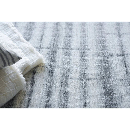 Allure 6340 Rug by Exquisite Rugs in ivory, blue. Made from wool, bamboo silk in a unique style.