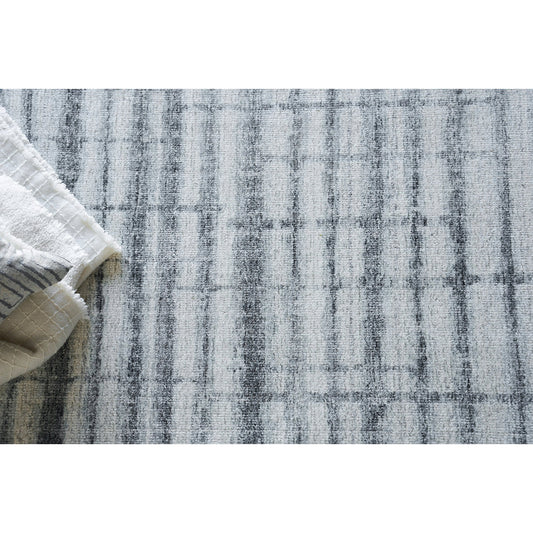 Allure 6340 Rug by Exquisite Rugs in ivory, blue. Made from wool, bamboo silk in a unique style.