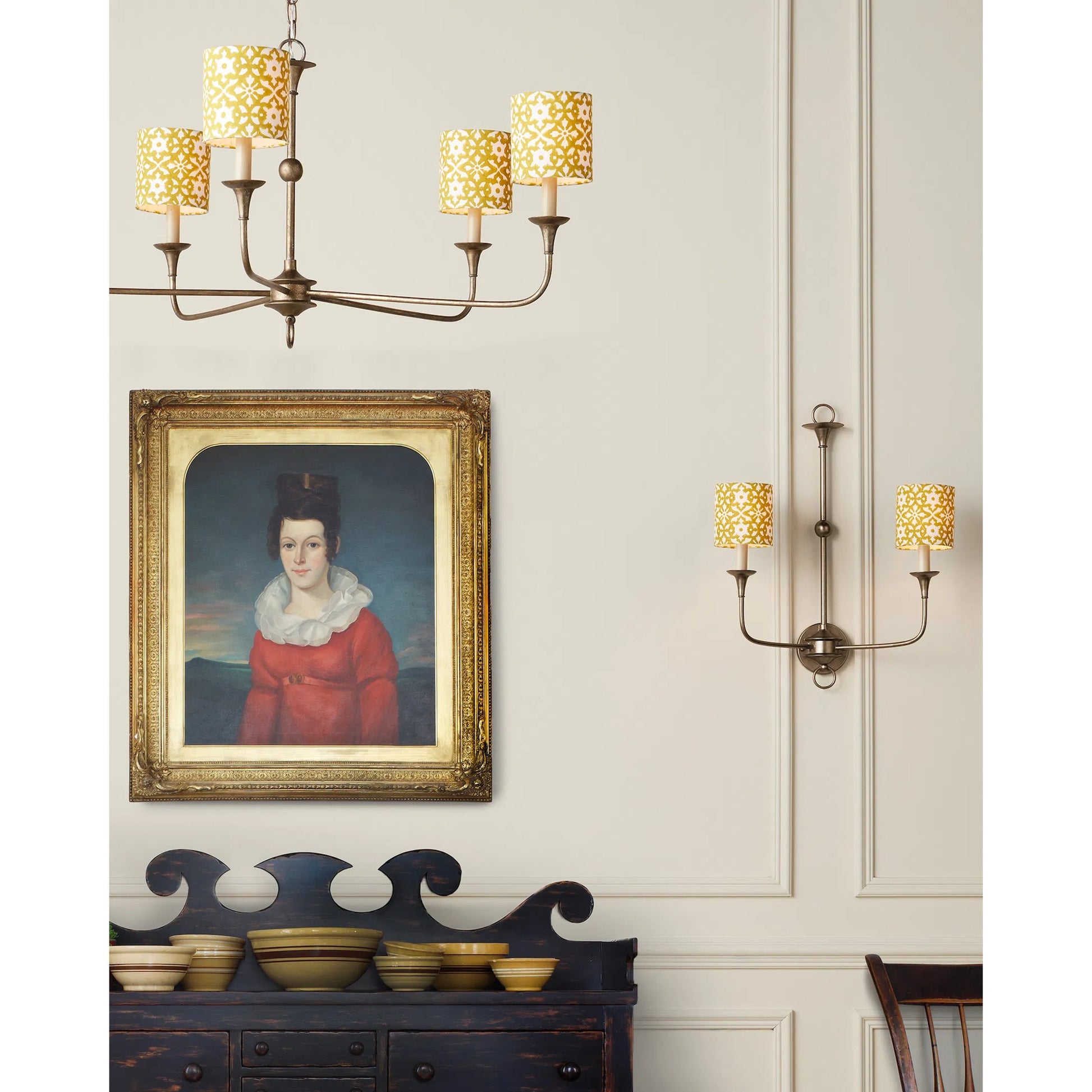 Nottaway Chandelier by Currey and Company. Made from wrought iron in a modern style.