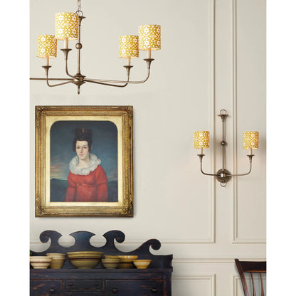 Nottaway Chandelier by Currey and Company. Made from wrought iron in a modern style.