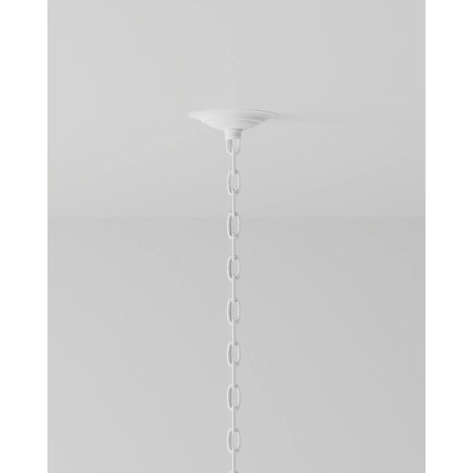 Piero Chandelier by Currey and Company in white. Made from unique in a coastal style.