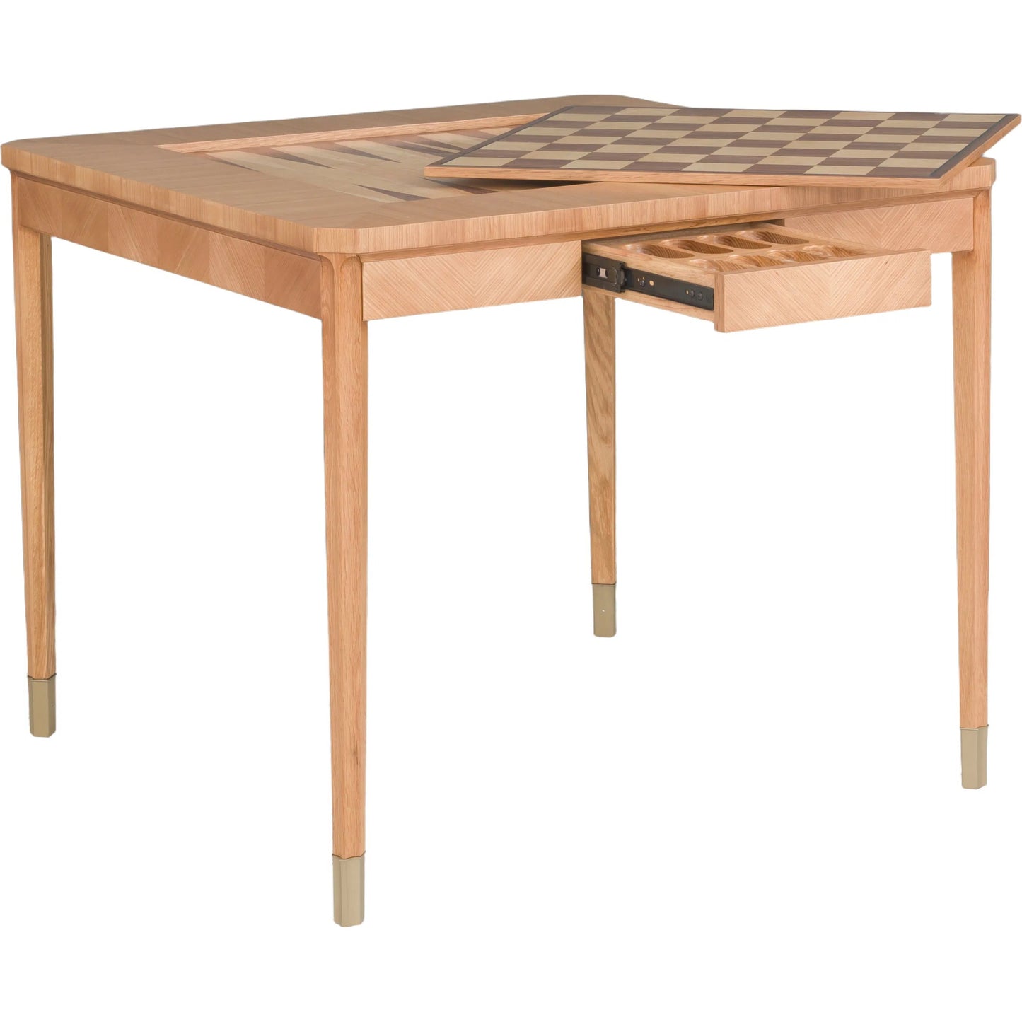 002 SI-2635745 | Additional Silo | Libby Langdon Nexus Activity Table by Fairfield Chair in natural and natural. Made from oak solids, veneers in a unique style.