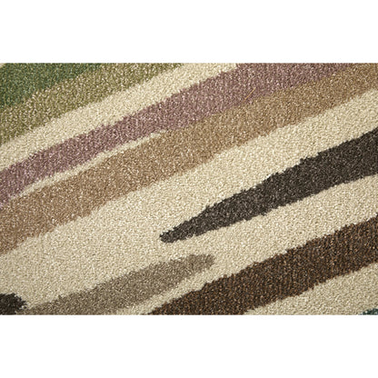 Eden EDN39QXF Rug by Feizy in ivory, brown, blue. Made from polypropylene in a unique style.