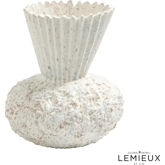 Vilette Vase by Global Views. Made from ceramic in a coastal style.