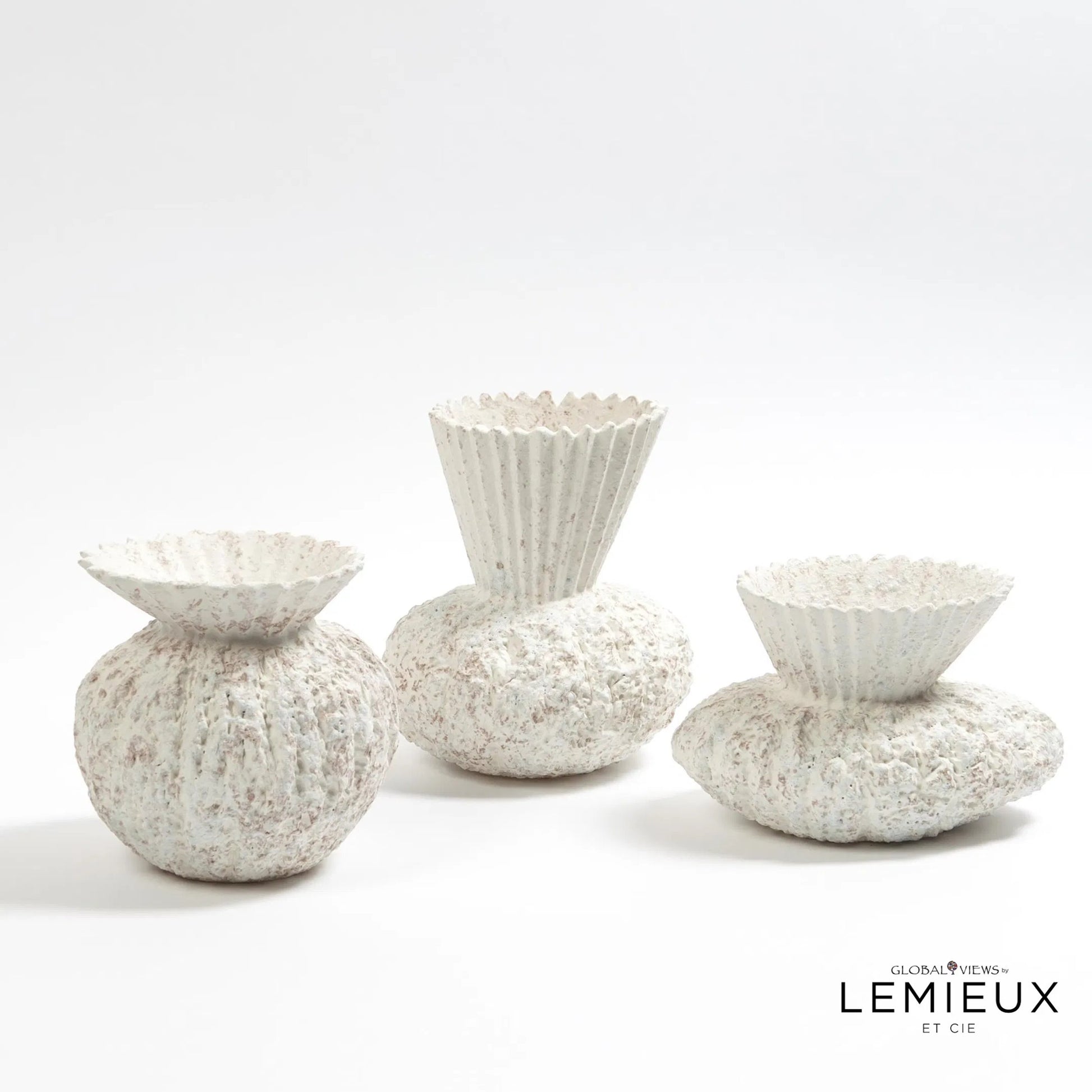 Vilette Vase by Global Views. Made from ceramic in a coastal style.