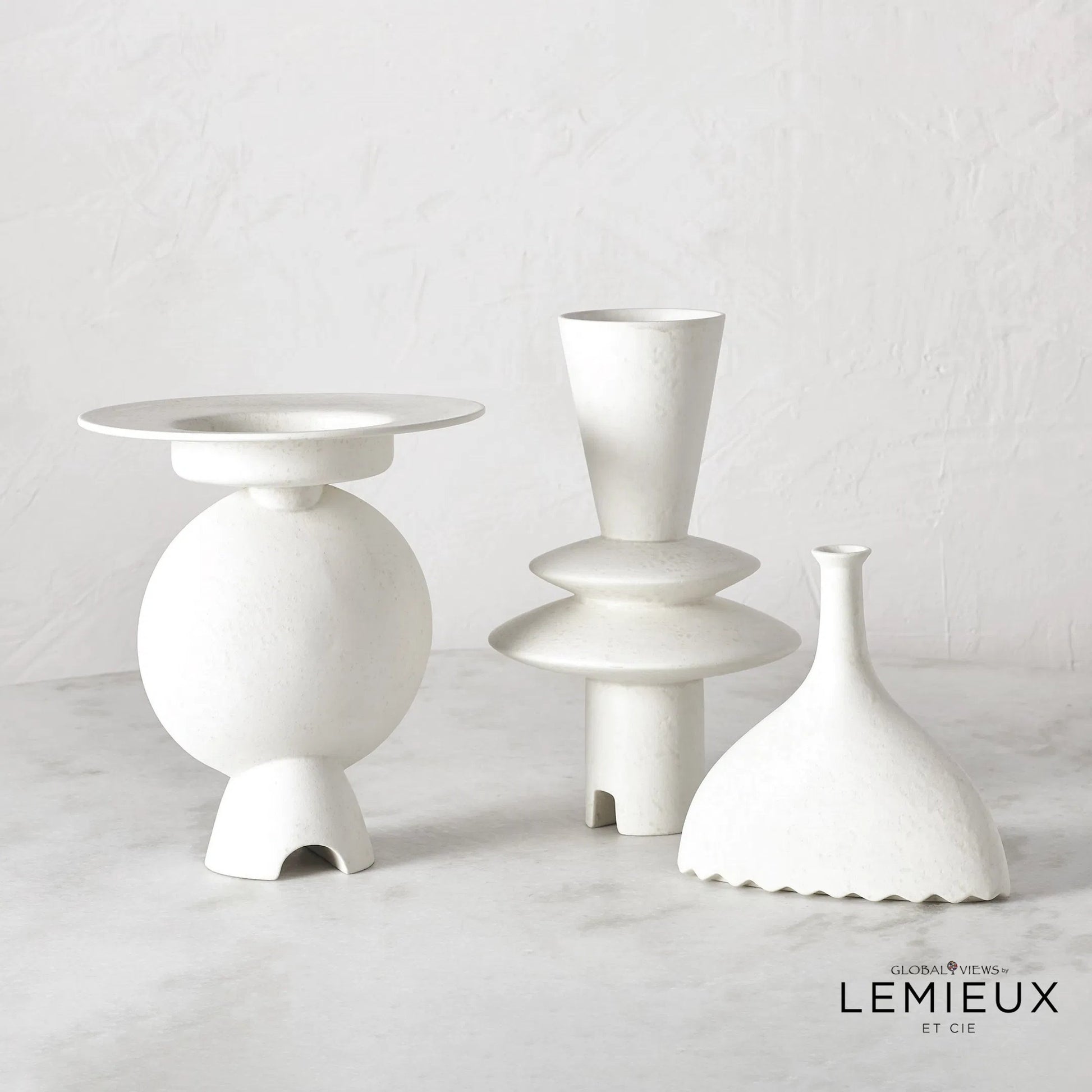 Adelyn Geometric Vase by Global Views. Made from ceramic in a eclectic & global style.