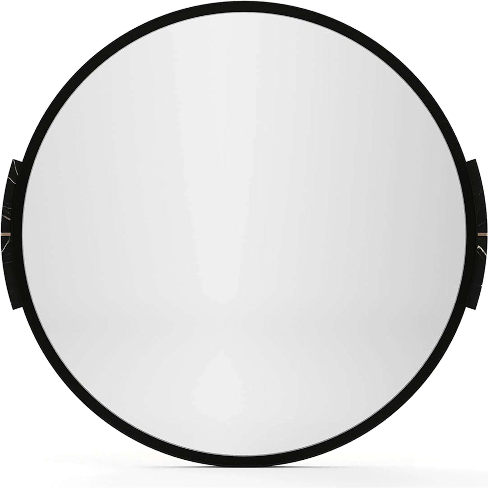 Overlap Wall Mirror by Caracole. Made from stone in a modern style.