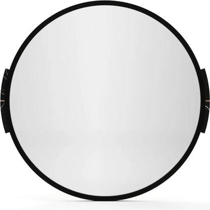 Overlap Wall Mirror by Caracole. Made from stone in a modern style.